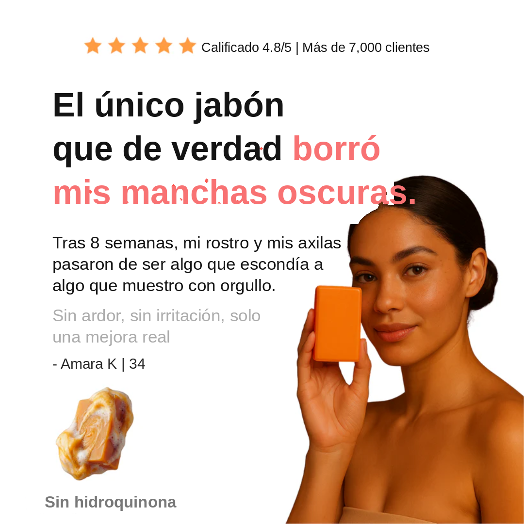 Jabón abrillantador de cúrcuma